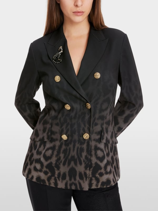 Marc Cain Blazer im Leo-Dessin Räumungsverkauf