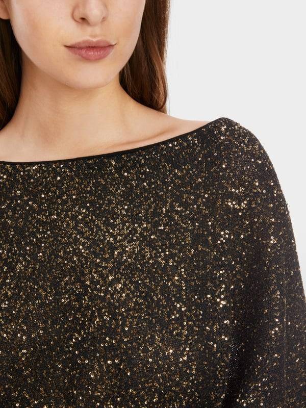 Marc Cain Poncho mit Straußenfedern Riesige Ersparnisse