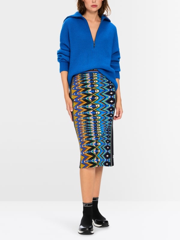 Marc Cain Schmaler Rock in Scuba-Jersey Neueste Stile