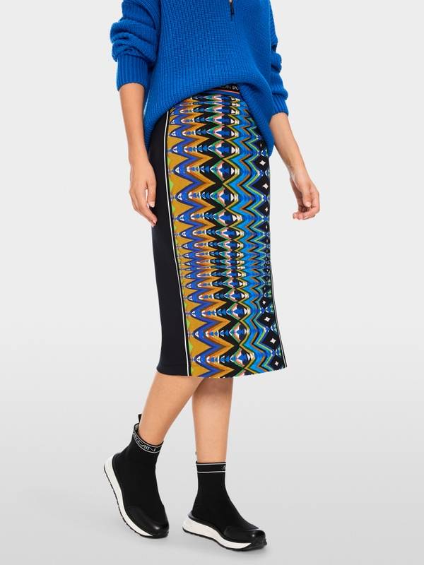Marc Cain Schmaler Rock in Scuba-Jersey Neueste Stile