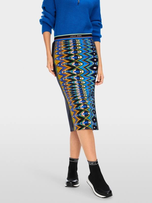 Marc Cain Schmaler Rock in Scuba-Jersey Neueste Stile