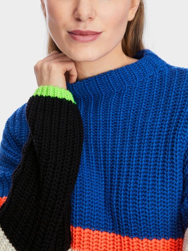 Marc Cain Oversized Sweater Knitted in Germany Letzte 2 Tage