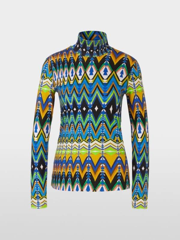 Marc Cain Longsleeve mit Allover-Dessin Vierteljährliche Förderung