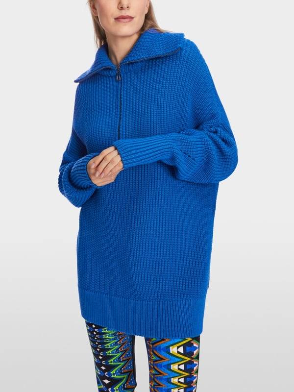Marc Cain Sweater mit Troyer - Knitted in Germany Nur noch ein Tag übrig