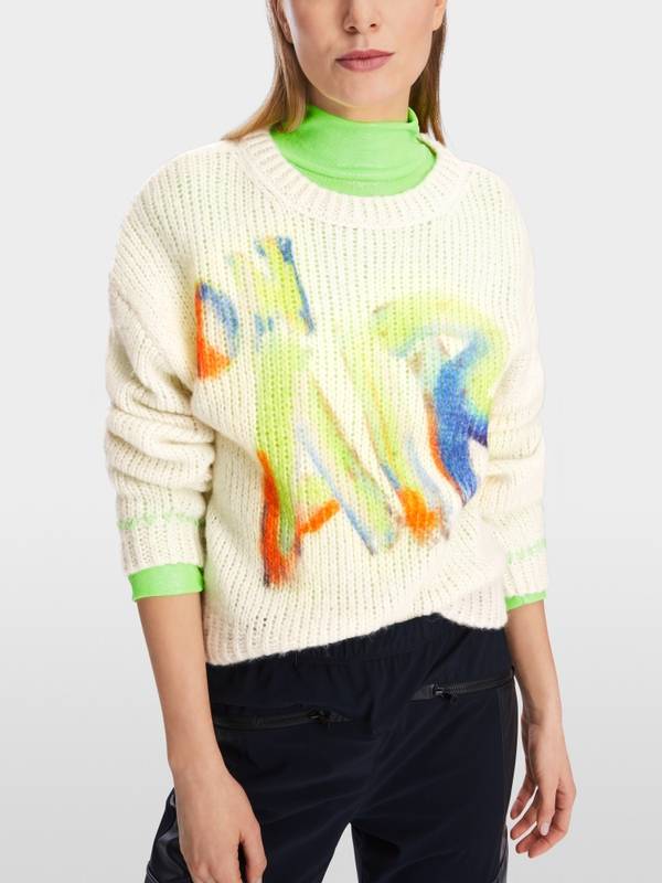 Marc Cain Strick-Sweater "Rethink Together" Kostenloser Versand international