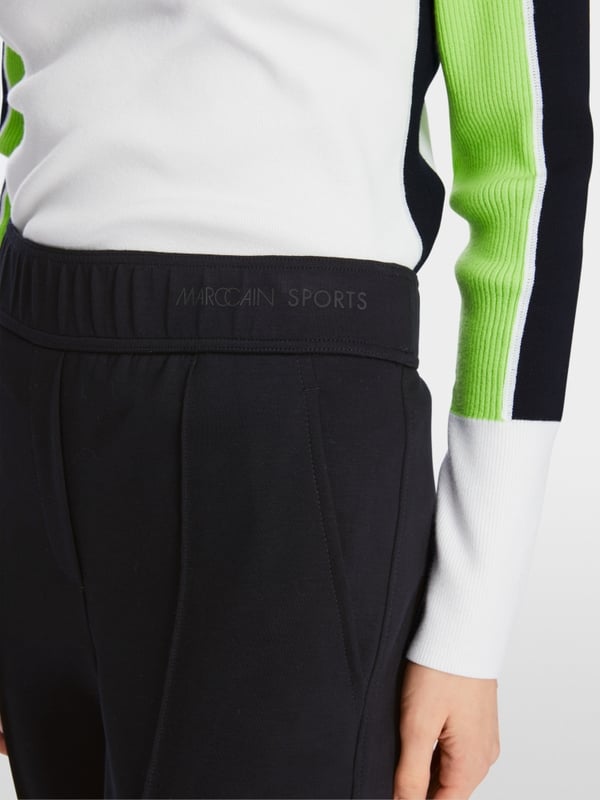 Marc Cain Modell WELBY - Jerseyhose mit Wide Fit Black Friday Preise