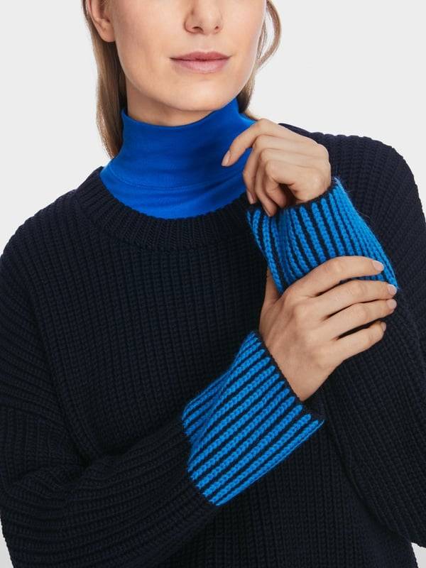 Marc Cain Oversized Sweater Knitted in Germany 50% Rabatt für begrenzte Zeit