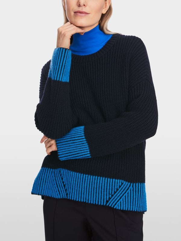 Marc Cain Oversized Sweater Knitted in Germany 50% Rabatt für begrenzte Zeit