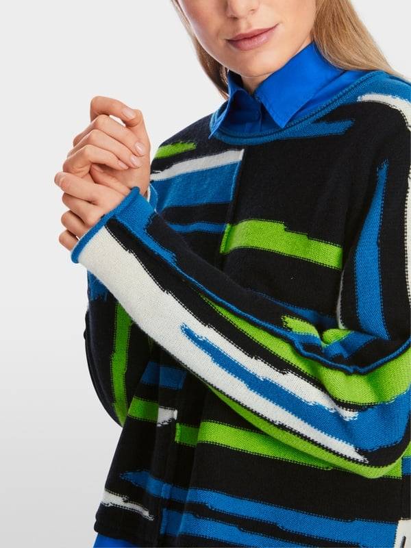 Marc Cain Oversized Sweater in Wolle/Kaschmir im Angebot