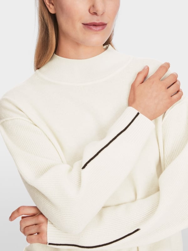 Marc Cain Oversized Sweater "Rethink Together" Schlussverkauf