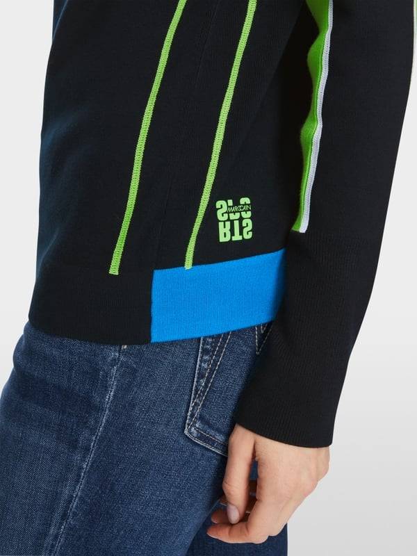Marc Cain Sweater mit Colorblocking Meist gekauft