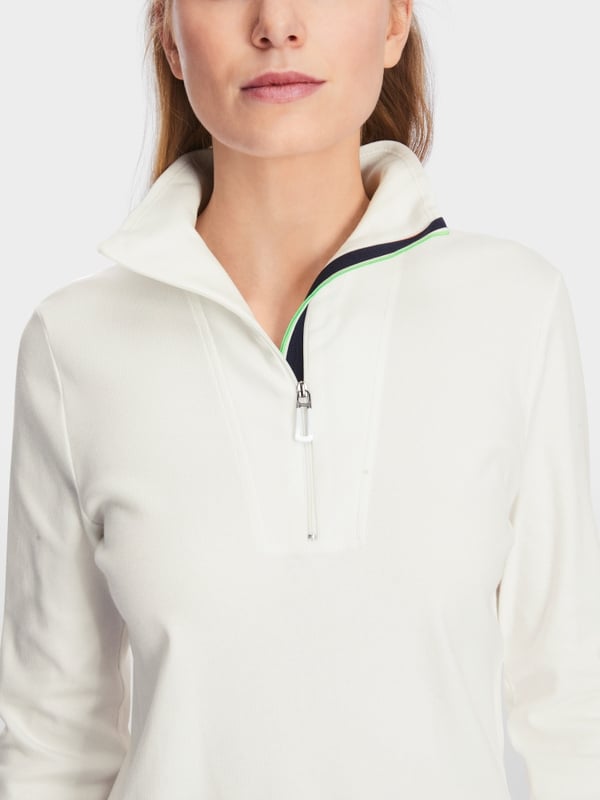 Marc Cain Longsleeve mit Zippverschluss Fabrik Onlineshop