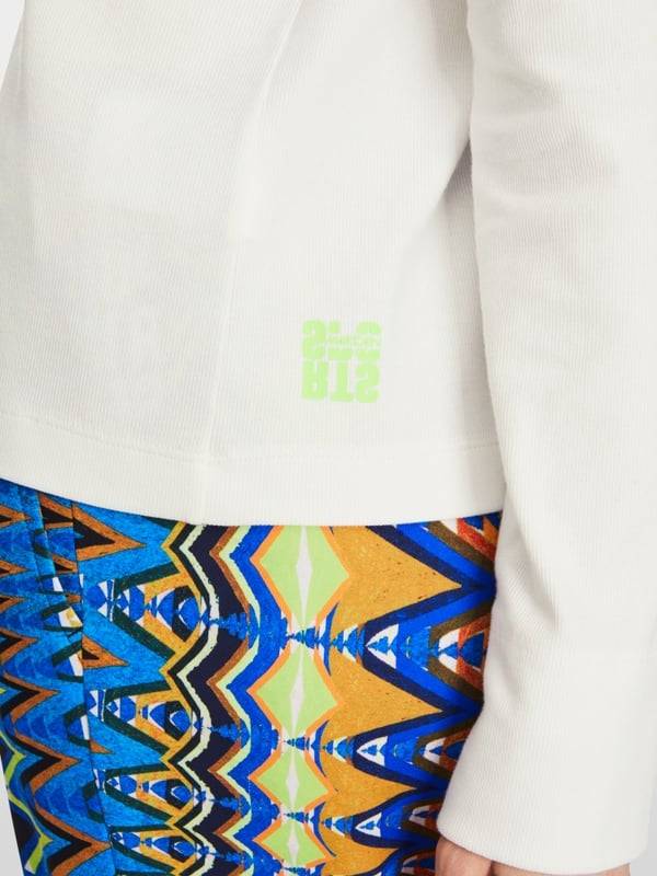Marc Cain Longsleeve mit Zippverschluss Fabrik Onlineshop