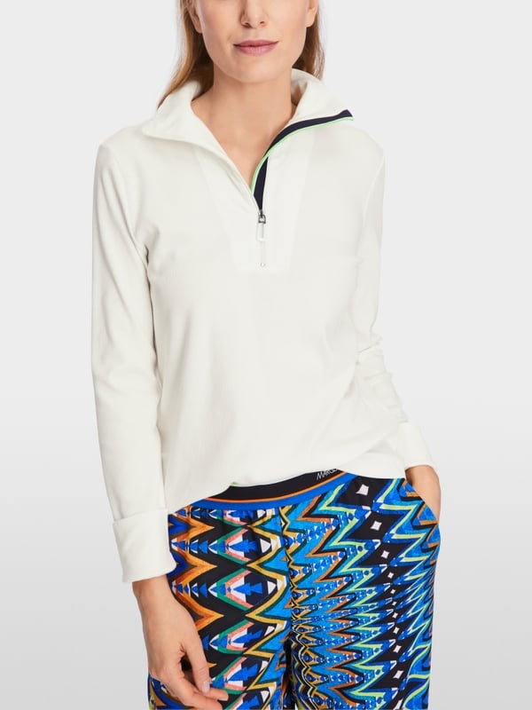 Marc Cain Longsleeve mit Zippverschluss Fabrik Onlineshop