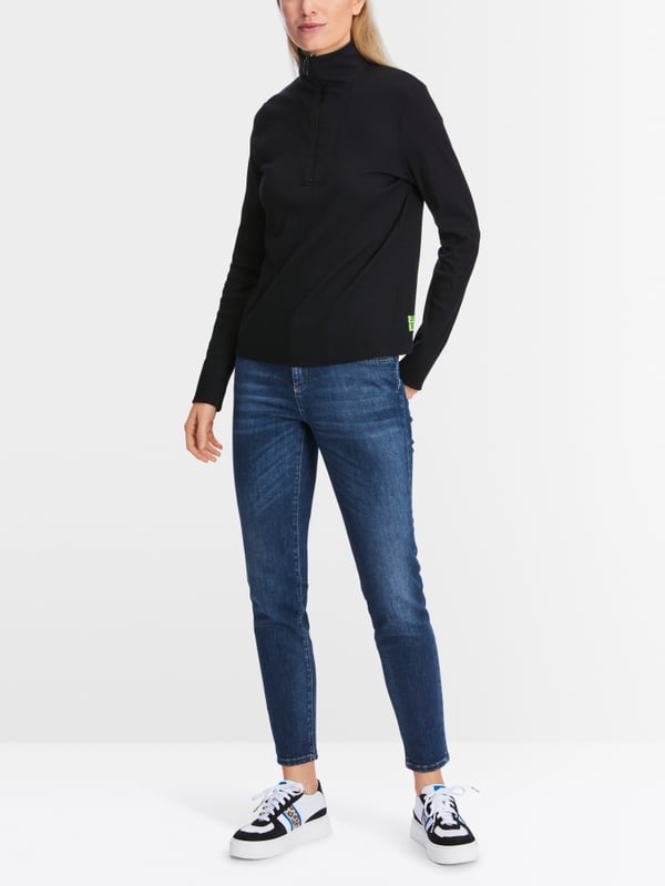 Marc Cain Longsleeve mit Zippverschluss Fabrikpreis