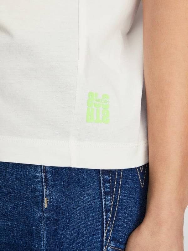 Marc Cain Baumwoll-T-Shirt "Rethink Together" Rabatt