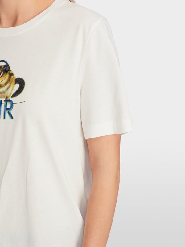 Marc Cain Baumwoll-T-Shirt "Rethink Together" Rabatt