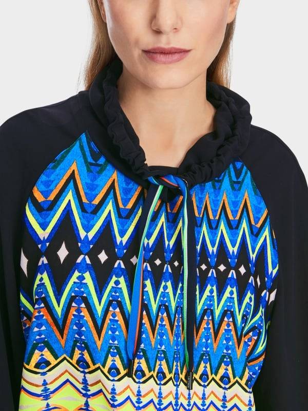 Marc Cain Sportive Bluse mit Raglan Großer Ausverkauf