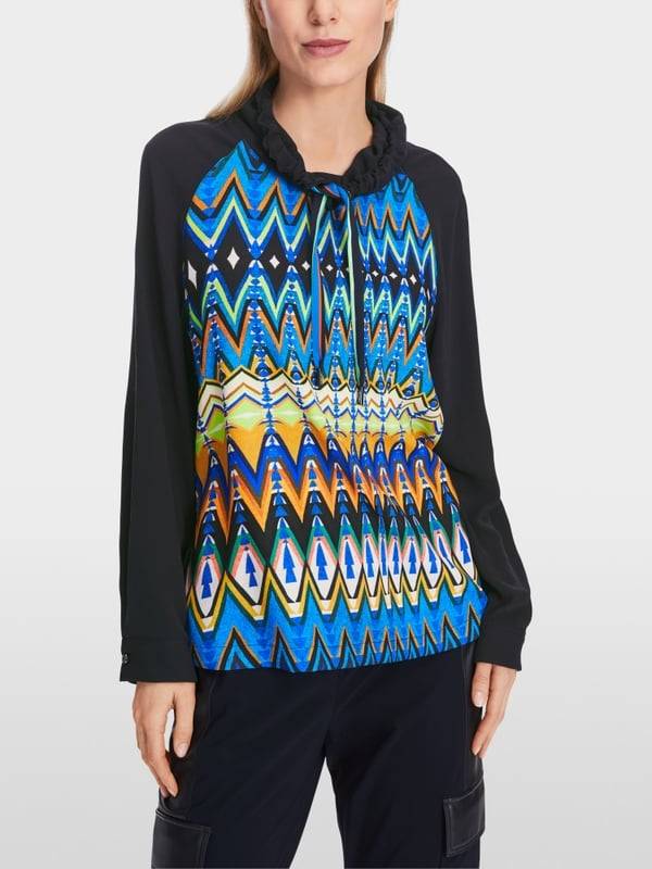 Marc Cain Sportive Bluse mit Raglan Großer Ausverkauf