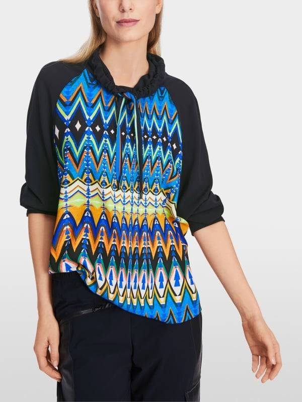 Marc Cain Sportive Bluse mit Raglan Großer Ausverkauf