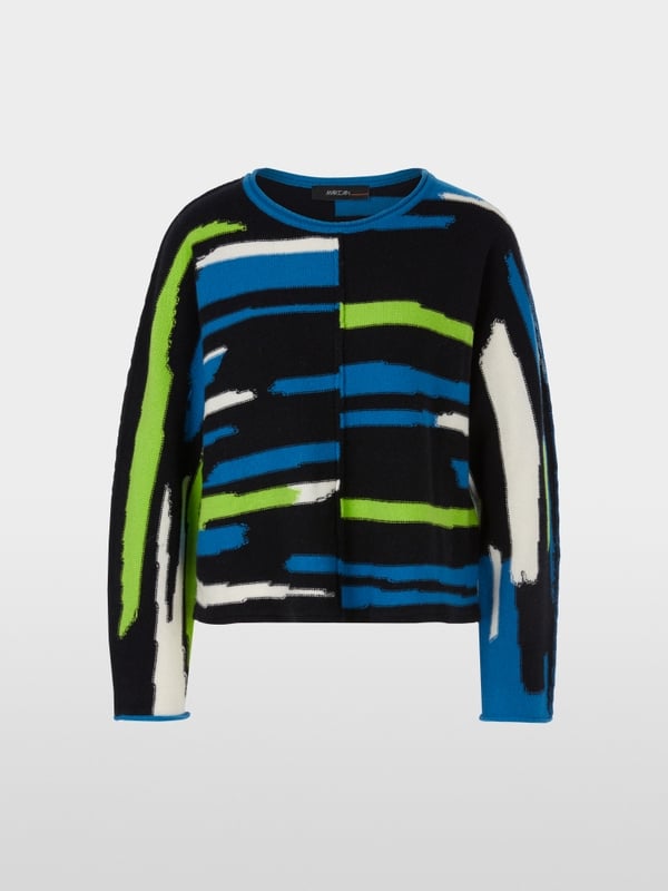 Marc Cain Oversized Sweater in Wolle/Kaschmir Online Outlet