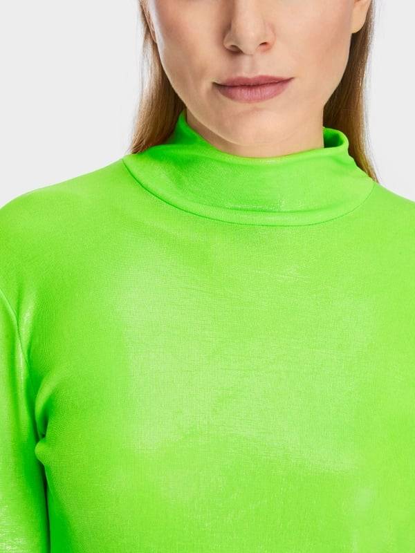 Marc Cain Longsleeve mit Glanz-Effekt Exklusive Angebote