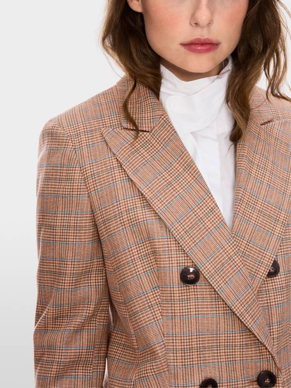 Marc Cain Blazer mit Mini-Pepita-Muster Neueste Stile