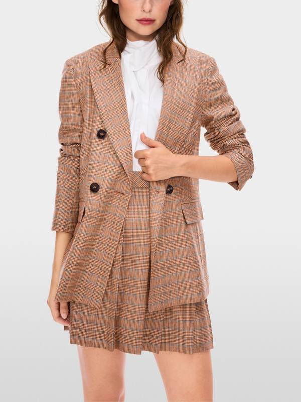 Marc Cain Blazer mit Mini-Pepita-Muster Neueste Stile
