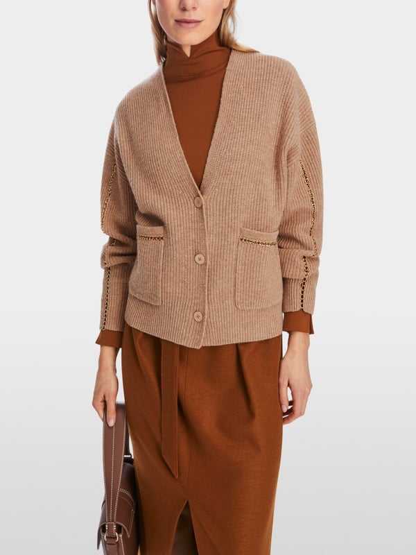 Marc Cain Rippstrick-Cardigan "Rethink Together" Black Friday Preise