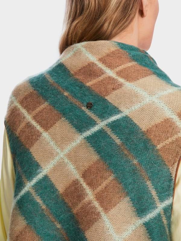 Marc Cain Karo-Cape Knitted in Germany Outlet