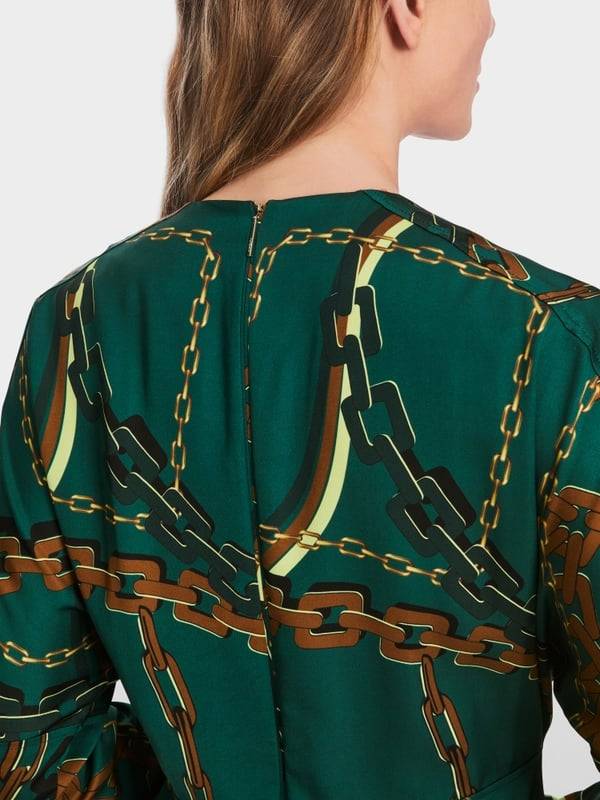 Marc Cain Kleid mit Kettenprint Begrenztes Angebot