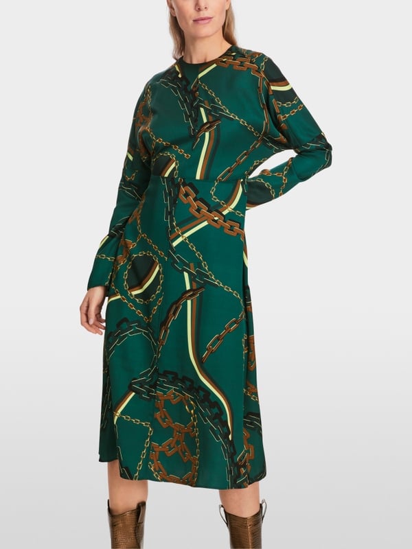 Marc Cain Kleid mit Kettenprint Begrenztes Angebot
