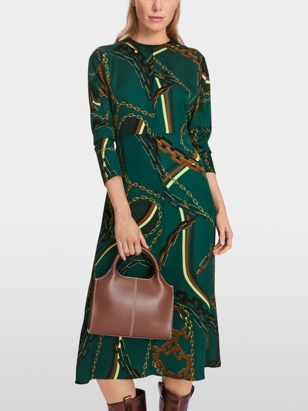 Marc Cain Kleid mit Kettenprint Begrenztes Angebot