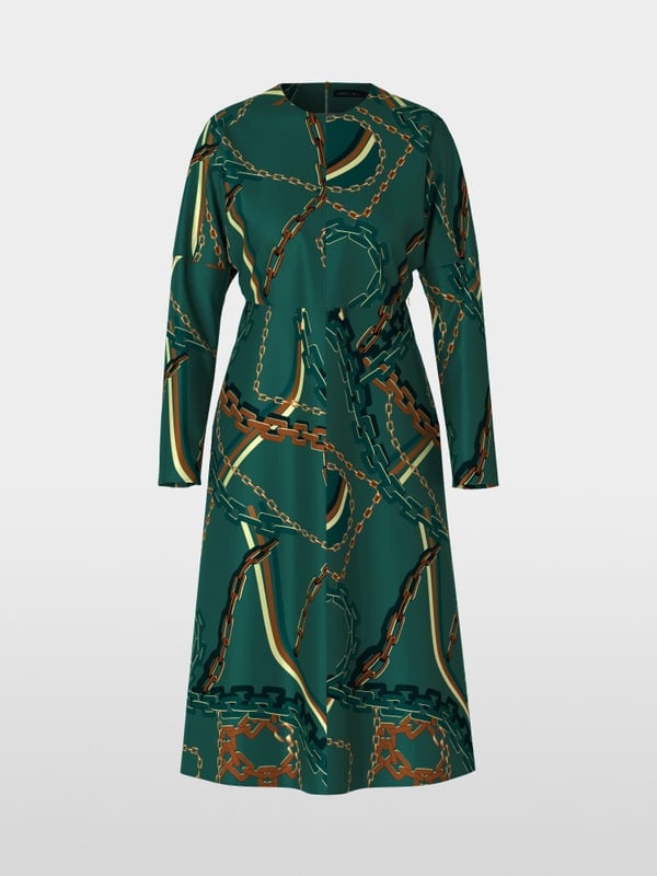 Marc Cain Kleid mit Kettenprint Begrenztes Angebot