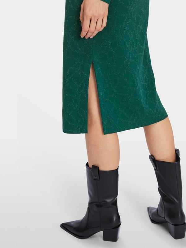 Marc Cain "Rethink Together" Kleid mit Lurex Online Shopping