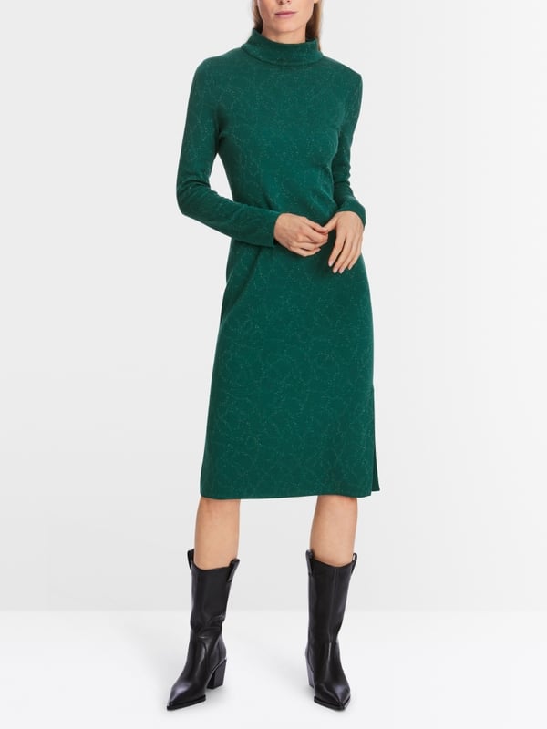 Marc Cain "Rethink Together" Kleid mit Lurex Online Shopping
