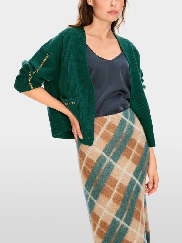 Marc Cain Rippstrick-Cardigan "Rethink Together" Exklusivangebot