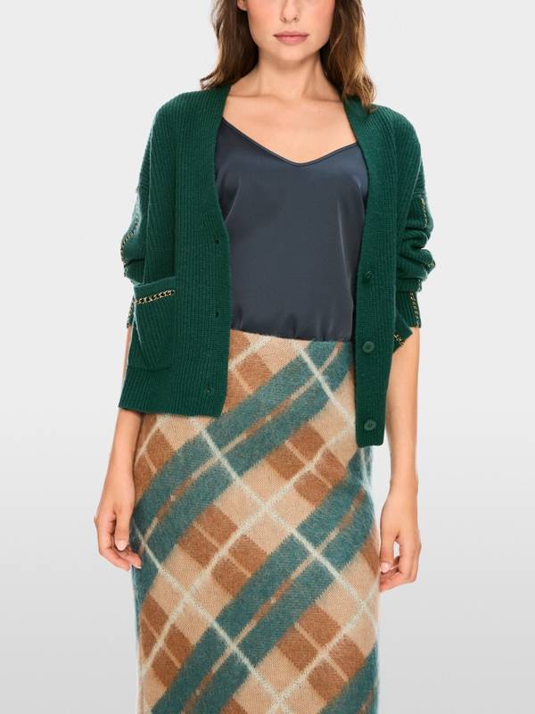 Marc Cain Rippstrick-Cardigan "Rethink Together" Exklusivangebot