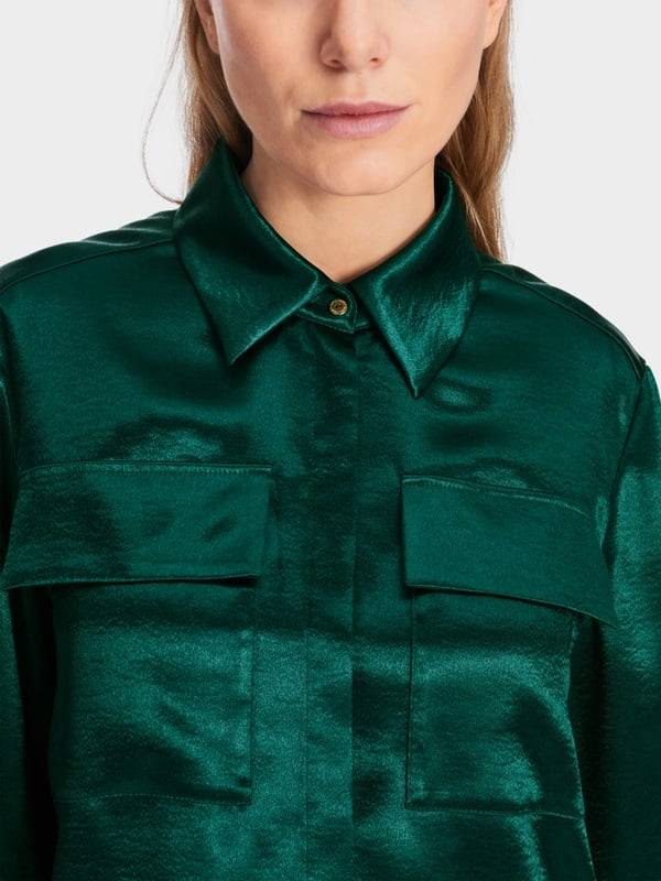 Marc Cain Samtige Bluse Jubiläumsangebot