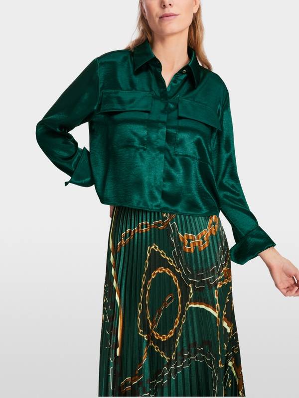 Marc Cain Samtige Bluse Jubiläumsangebot