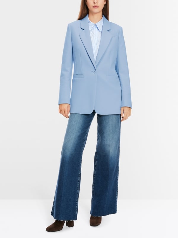 Marc Cain Körpernaher Blazer in Uni Vierteljährliche Förderung