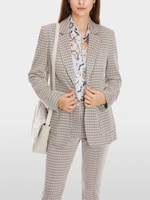 Marc Cain Blazer mit Karo Discount Store für neue Produkte