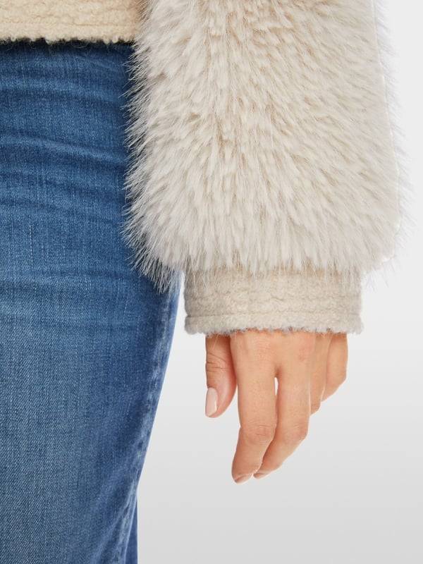 Marc Cain Outdoorjacke in Fun Fur Sonderangebot