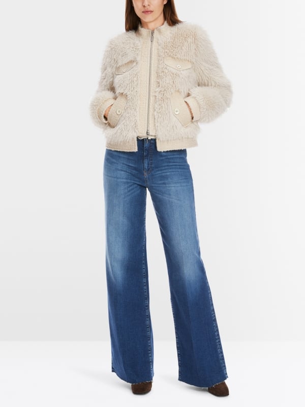 Marc Cain Outdoorjacke in Fun Fur Sonderangebot