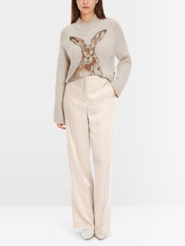 Marc Cain Hose mit hoher Taille - Modell WUKARI Günstig kaufen