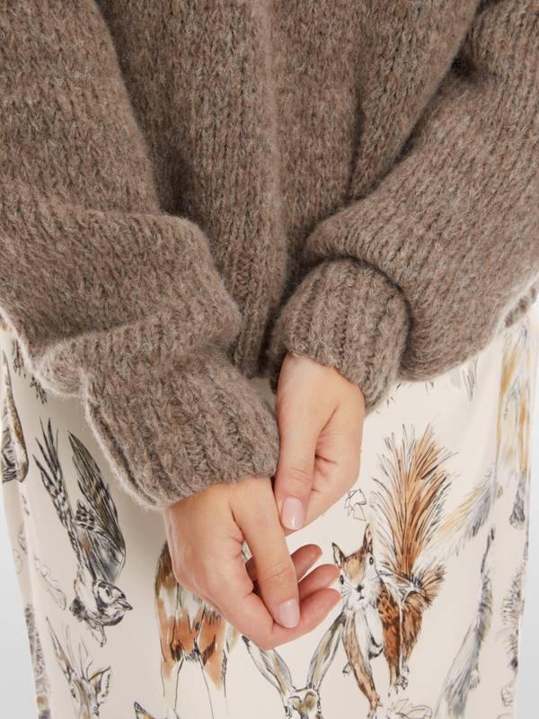 Marc Cain Kurzer Sweater Knitted in Germany Online Shopping