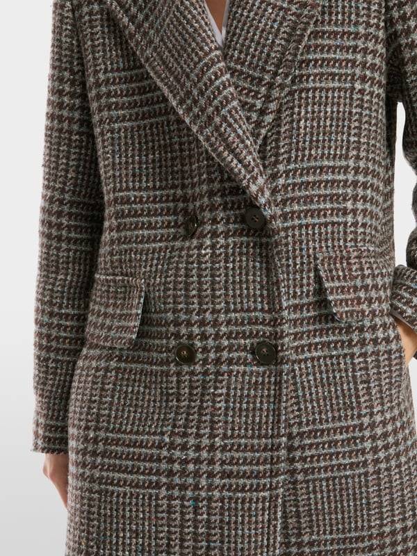 Marc Cain Langer Blazer-Mantel in Vintage-Karo Heißer Verkauf