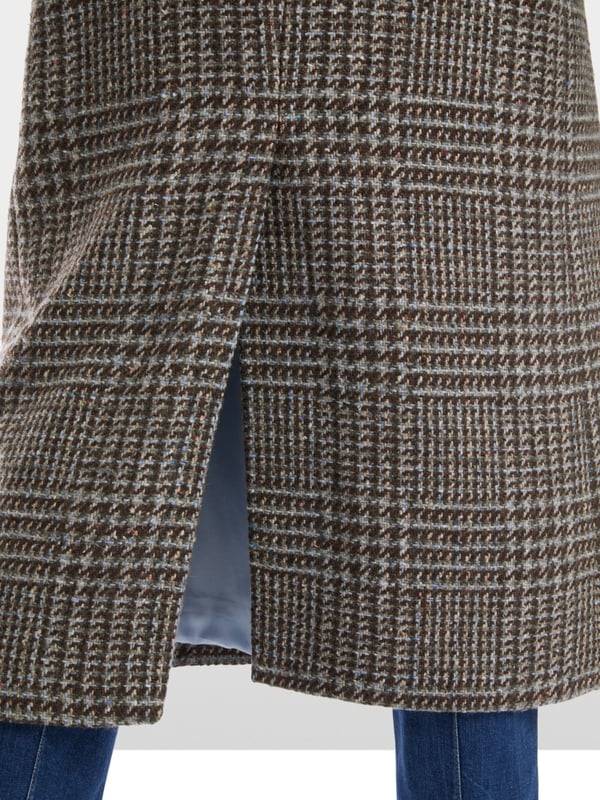 Marc Cain Langer Blazer-Mantel in Vintage-Karo Heißer Verkauf