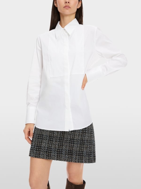 Marc Cain Hemdbluse mit Plastron-Effekt Neueste Mode