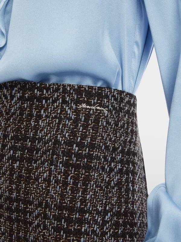 Marc Cain Schmaler Minirock mit Schattenkaro Online Outlet